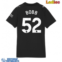 Manchester City Oscar Bobb #52 Replica Away Shirt Ladies 2025-26 Short Sleeve